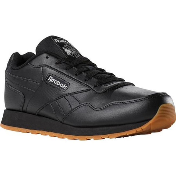 black reebok classics with gum bottom