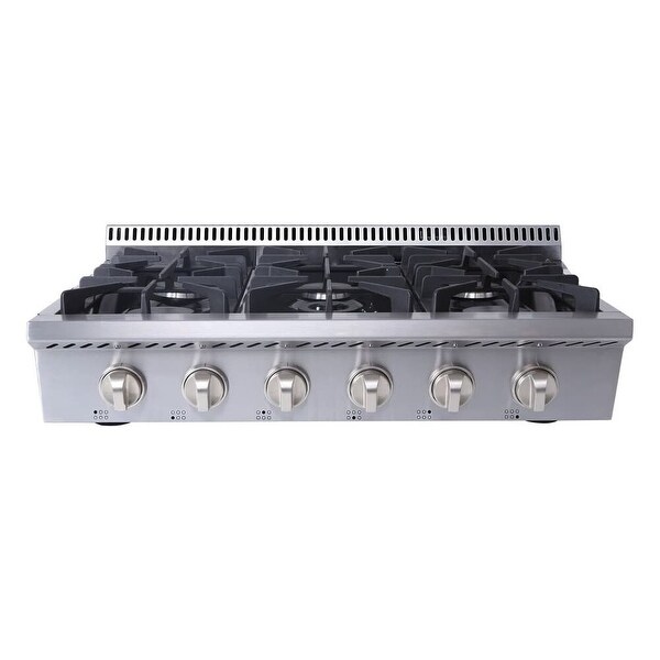 Shop Thor Kitchen HRT3618U 36" Wide Built-In Gas Rangetop ...