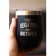 preview thumbnail 7 of 6, Legend Has Retired - Insulated Wine Tumbler - Funny Retirement Gifts - 12 Ounces