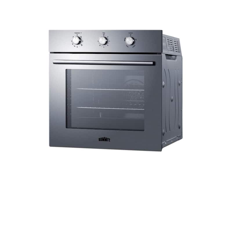 Summit SGW243 24" Wide 2.3 Cu. Ft. Single Oven with Rotisserie
