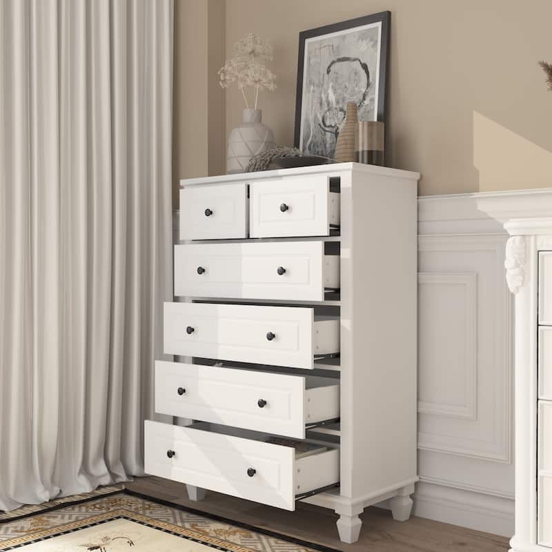 47.2"H Dresser Storage Chest Vertical Clothing Storage Organizer