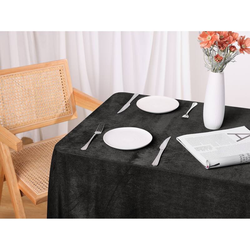 1 Pack Rectangle Tablecloth, Wrinkle-Resistant Washable Table Cover