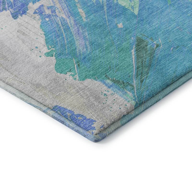 Premium Washable Super Soft Modern Brushstrokes Mayfield Rug