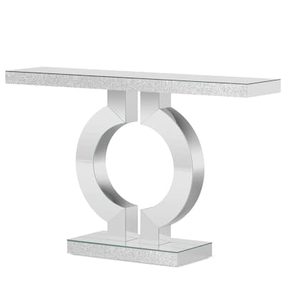 43'' Modern Mirrored Console Sofa Table for Entryway