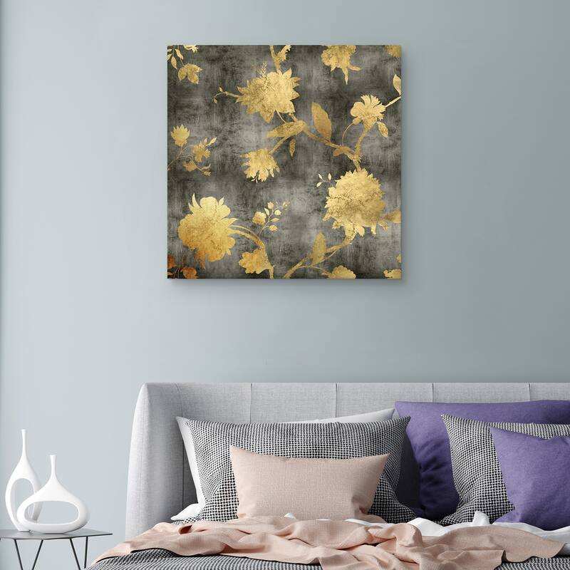 Golden Silhouette I by Erin Lange Canvas Art Print