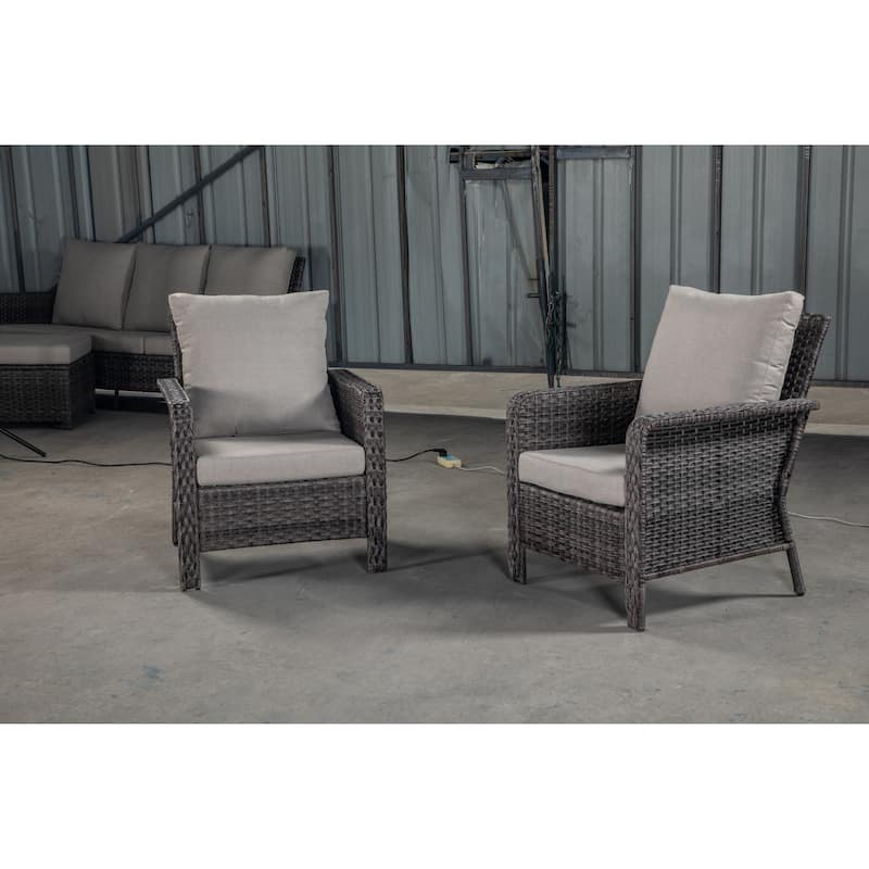 PE Handmade Wicker Sectional Chair