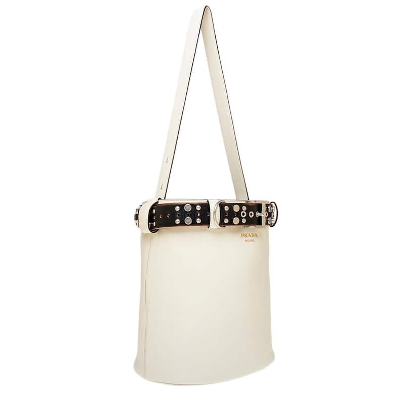 Prada Buckle Bucket Bag