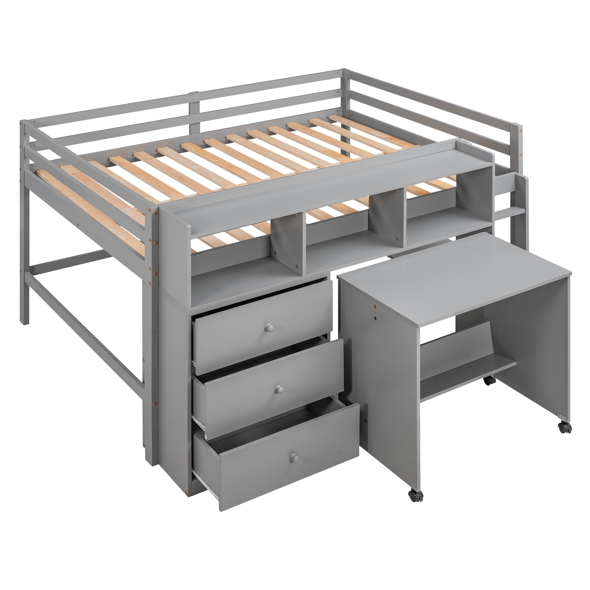 Low loft full size bed clearance