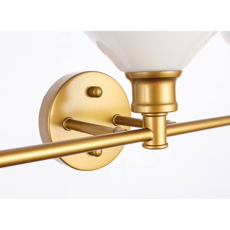 Gerald 3-Light Wall Sconce - 28.1/10.2 - 28.1/10.2