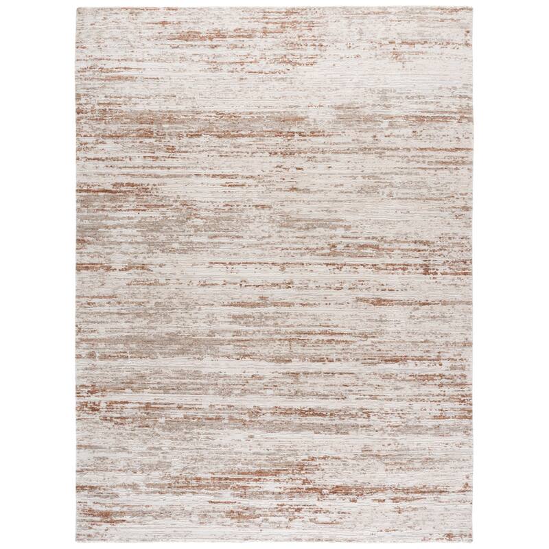 SAFAVIEH Kendal Chelo Traditional Rug - 8' x 12' - Ivory/Grey Rust