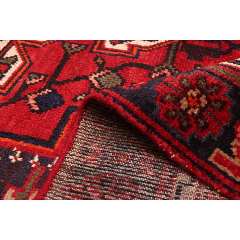 ECARPETGALLERY Hand-knotted Anadol Red Wool Rug - 4'3 x 7'7