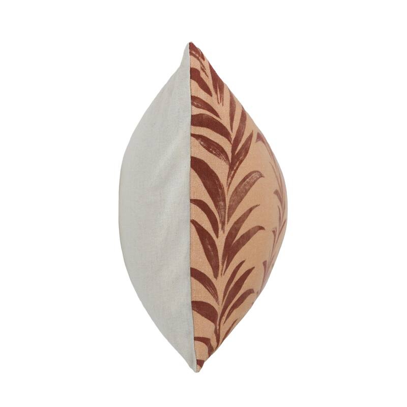 Villa by Classic Home Alula Cotton Fabric Throw Pillow