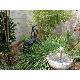 Shop Sunjoy Bronze Color Cast Aluminum Crane Set On Sale