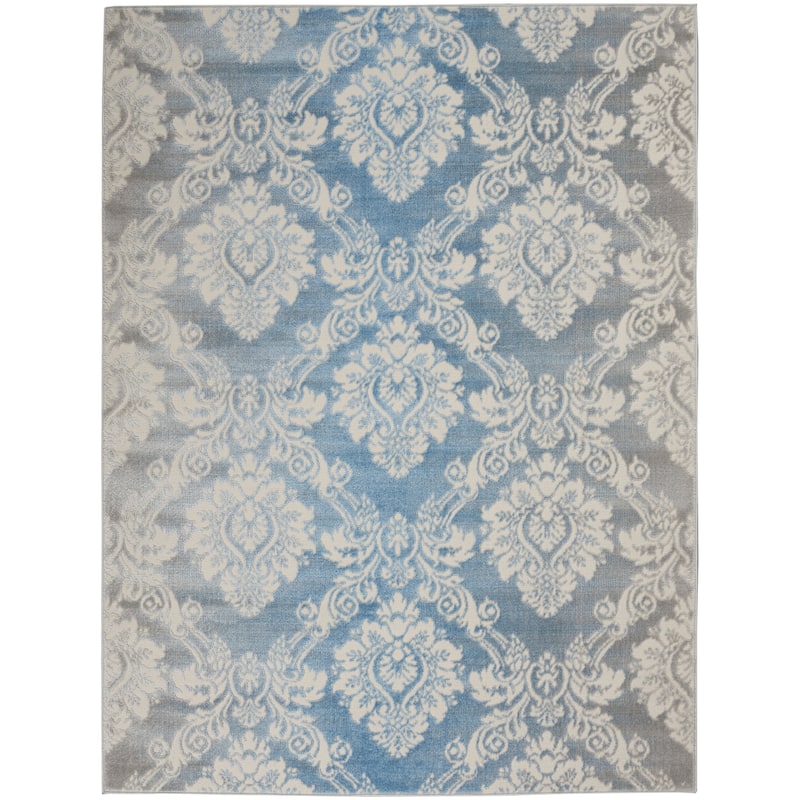 Nourison Elation Damask Pattern French Country Area Rug