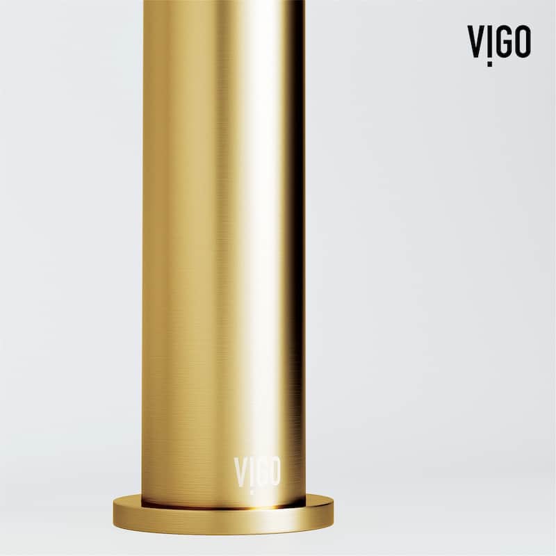 VIGO Ashford 11" H Single Handle Single Hole Vessel Bathroom Faucet