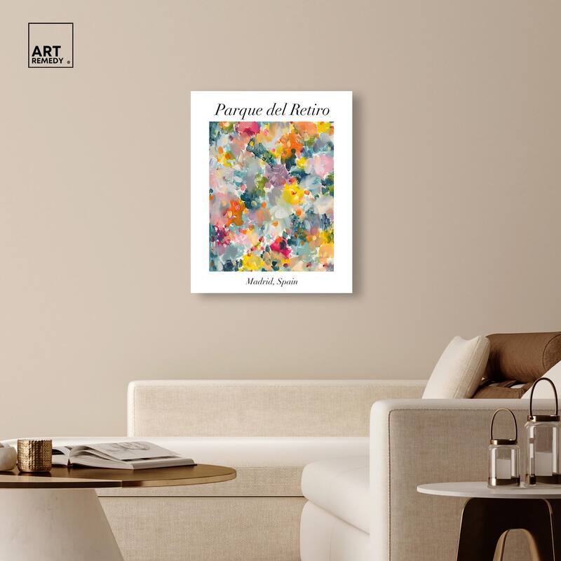 Retiro Park Canvas by Art Remedy, Gallery Wrapped