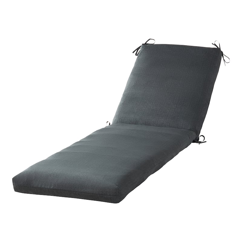 Greendale Home Fashions Outdoor Chaise Cushion (Cushion Only) - Carbon