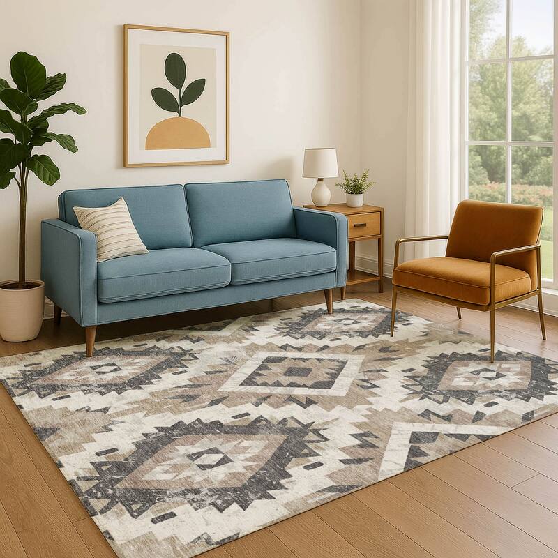 Premium Washable Super Soft Southwest Global Mayfield Rug