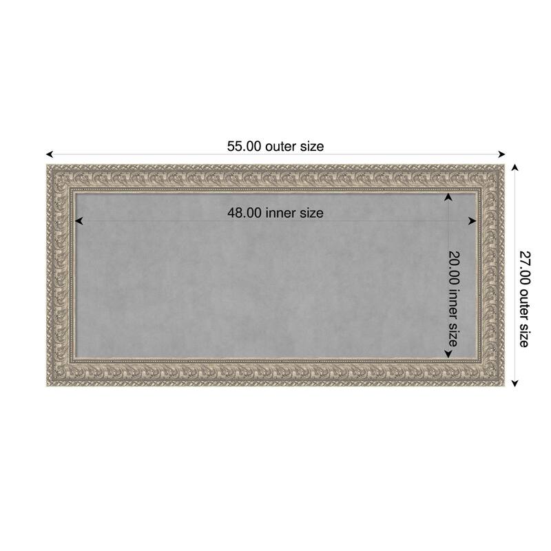 Amanti Art Sydney Silver Framed - 55 x 27 in