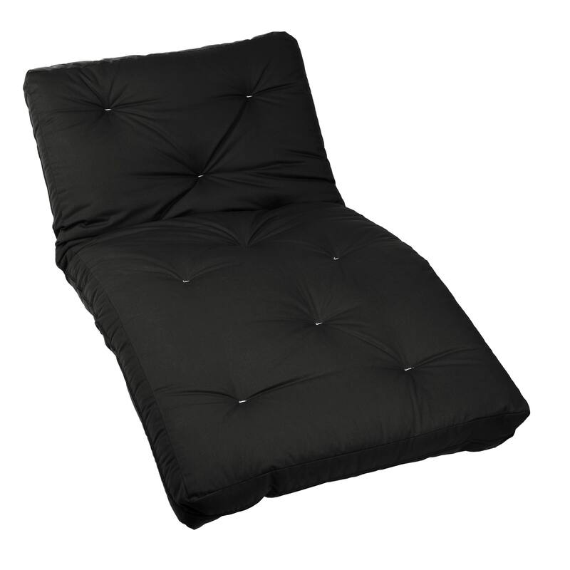 TruPedic Hansen Twin-size 5-inch Futon Mattress (Mattress Only) - Black - Twin