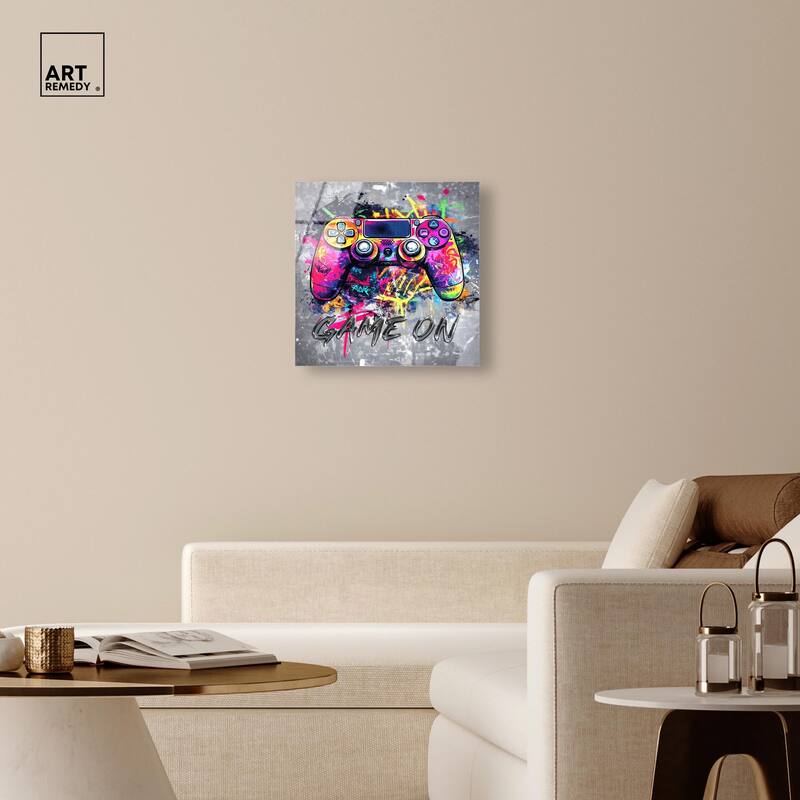 Game On Acrylic by Art Remedy, Ready to Hang