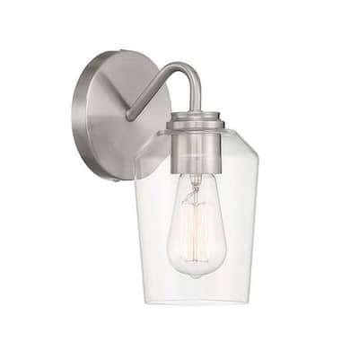 Craftmade 56101 Shayna 11" Tall Bathroom Sconce with Clear Glass Shade