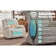 preview thumbnail 21 of 36, 270° Swivel Velvet Recliner, Extra Wide Power Recliner Chair w/Heat Massage - USB & Type C Charging Port