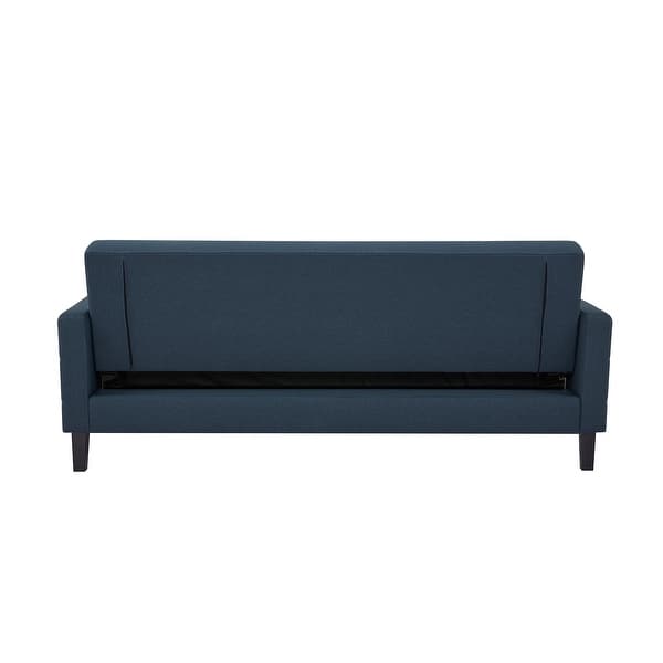 Abbyson Clarendon Storage Futon Sofa Bed Overstock 31905064 Sofa beds, also known as sofa sleepers, are typically made in the modern futon style with a simple mechanism that allows the backrest of the sofa to fold flat. abbyson clarendon storage futon sofa