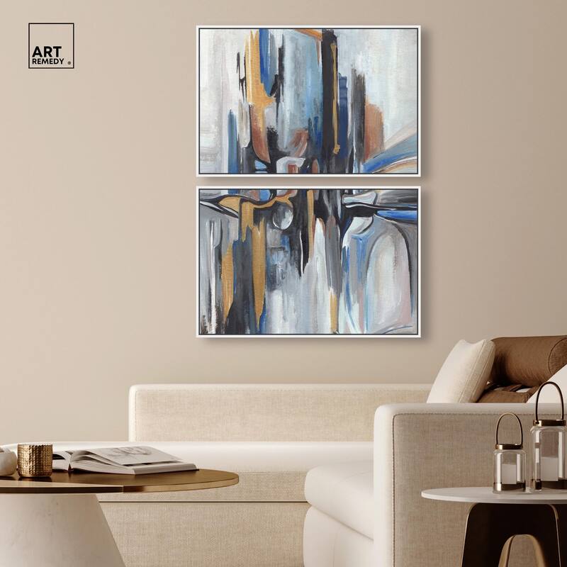 Meditation Mood Canvas Set of 2 by Art Remedy
