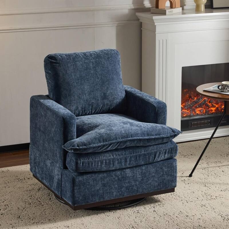 Swivel Mid-Century Modern Accent Armchair 1pc