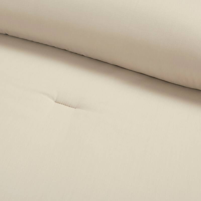 Lush Decor Hampton Double Flange Embroidered Contrast Edge Comforter 3 Pieces Set