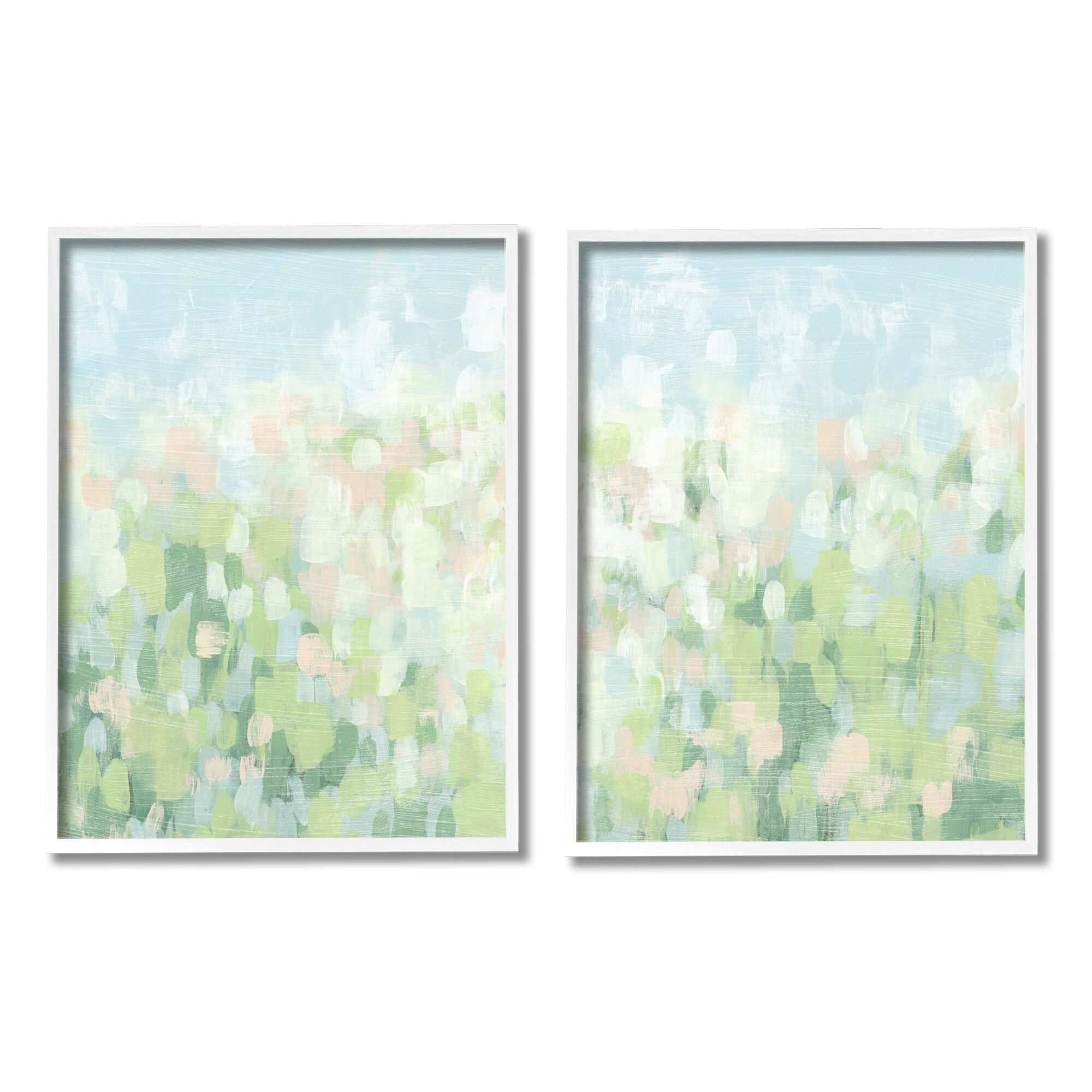 Stupell Abstract Meadow Landscape 2 Piece Framed Giclee Art Set Design by June Erica Vess