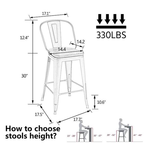 Andeworld swivel bar stools,counter height bar stools set of 4 Bed