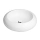 preview thumbnail 2 of 4, Karran Valera 20" Vitreous China Vessel Bathroom Sink in White