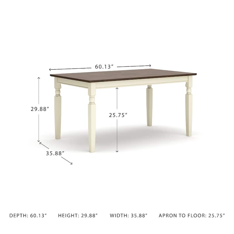 Whitesburg Rectangular Dining Room Table