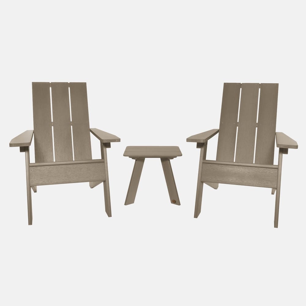 HIGHWOOD 3-piece Adirondack Chairs and Side Table Set