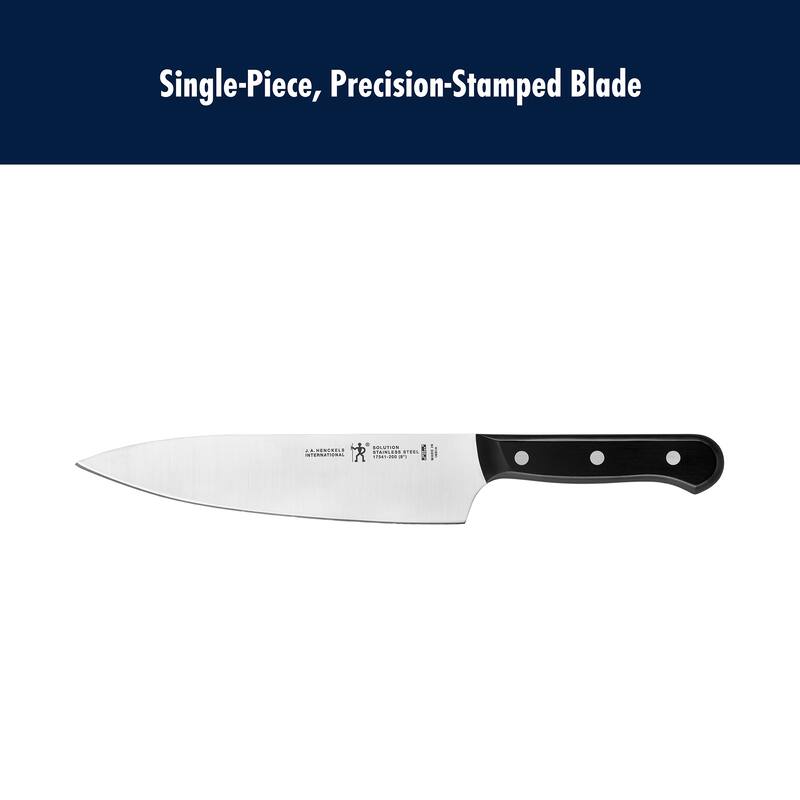 HENCKELS Solution Self-Sharpening Knife Block Set - Brown