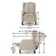 preview thumbnail 28 of 59, Wescott Wingback Pushback Recliner by Christopher Knight Home
