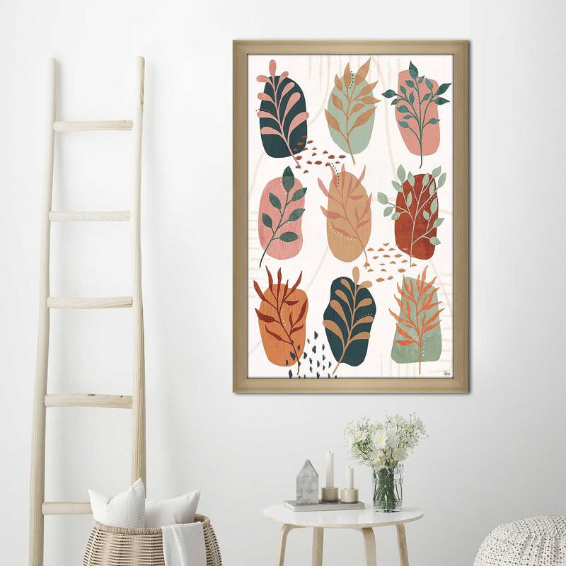 "Abstract Blossom IX" by Veronique Charron Print on Acrylic.