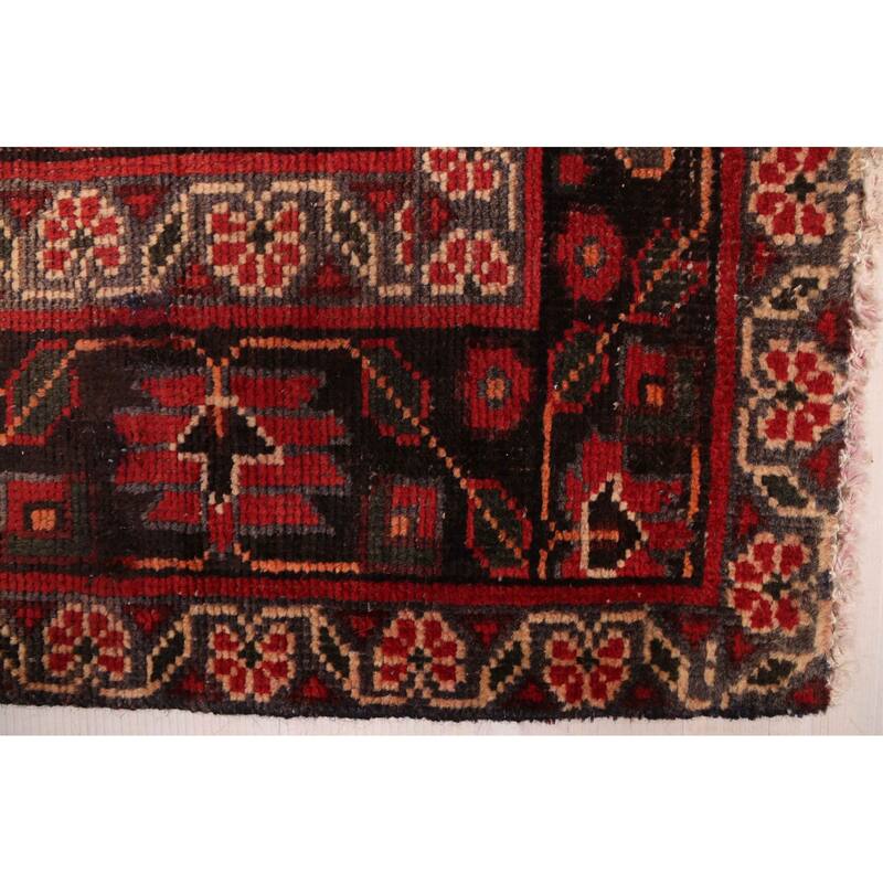 ECARPETGALLERY Hand-knotted Andelz Black Wool Rug - 3'11 x 7'4