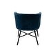 preview thumbnail 5 of 23, Porthos Home Belia Velvet Dining Chair, Rust-resistant Steel Legs