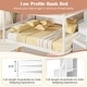 preview thumbnail 9 of 20, Costway Full Over Full Low Bunk Bed with Storage Stairs with