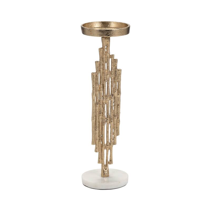 Sagebrook Home Elegance Redefined - Chic Sculptural Candle Holder for Enlightening Ambiance, Home Decor Statement Piece