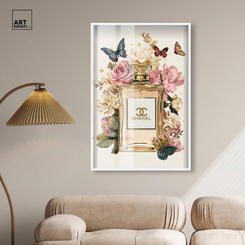 Glam Bloom Butterfly Perfume Shadowbox by Art Remedy