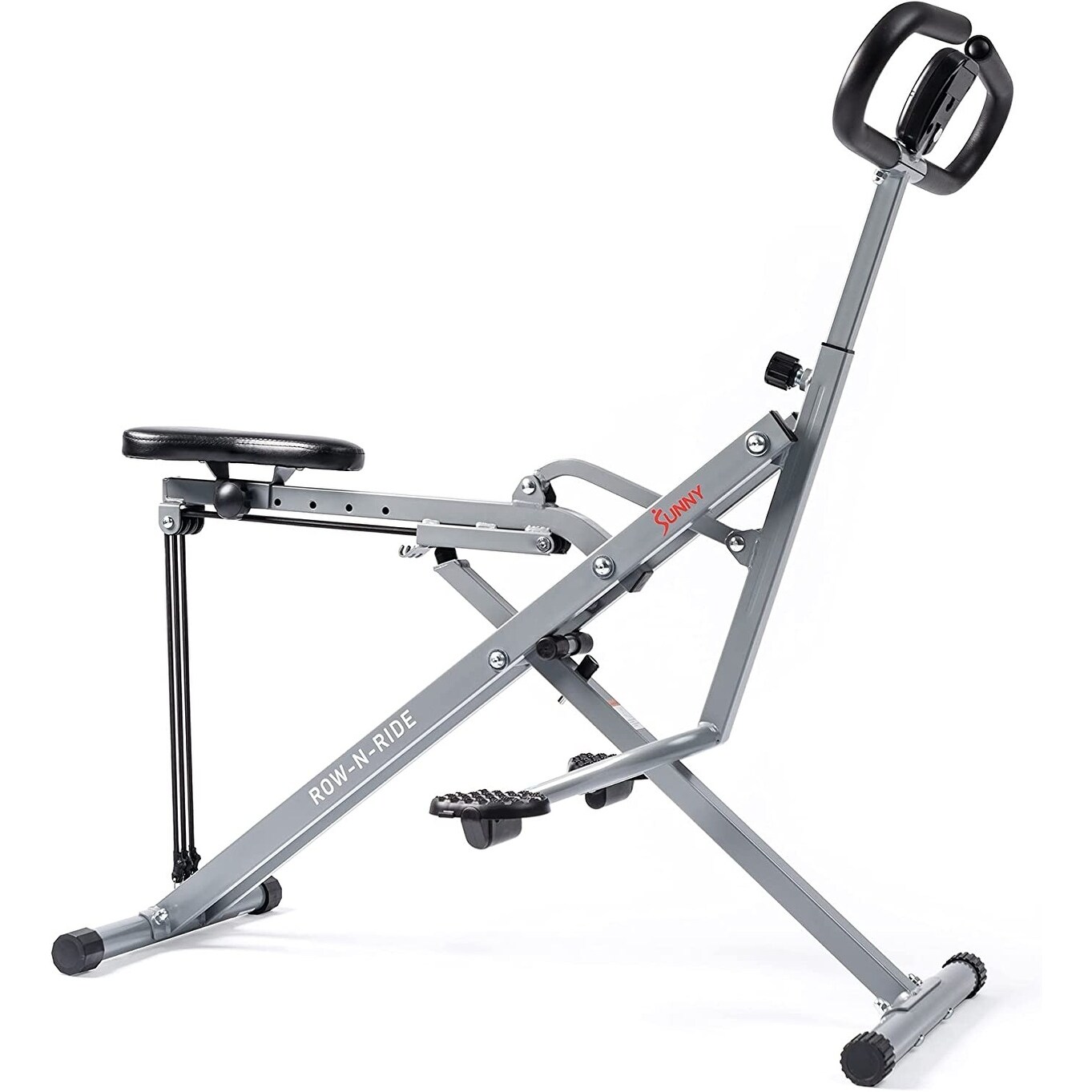 ウエイトトレーニング sunny health & fitness glutes trainer Sunny Health & Fitness Row-N-Ride Squat Assist Trainer for