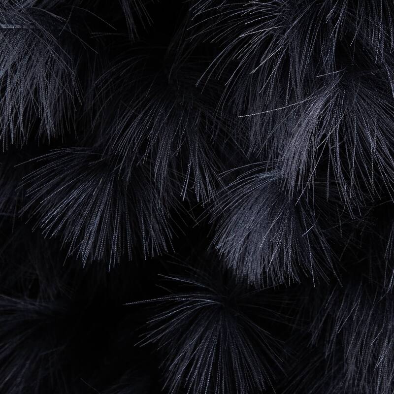 Artificial Pampas Grass Halloween Tree - 6' - Black