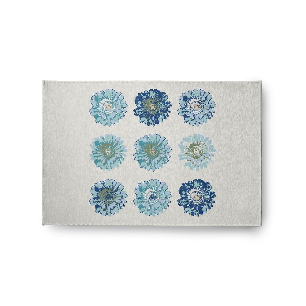 Gypsy Floral Spring Chenille Indoor/Outdoor Rug