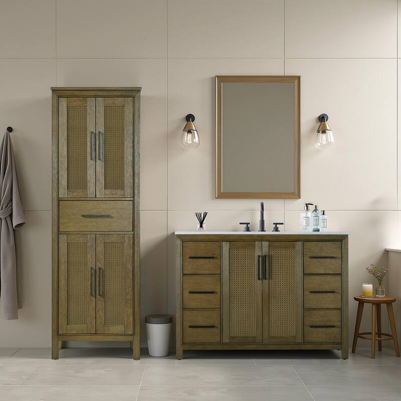 Winslow 16-28 Inch Bath Storage Cabinet