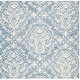 preview thumbnail 35 of 40, SAFAVIEH Handmade Blossom Lollie Modern Floral Wool Rug 4' x 4' Square - Blue/Ivory