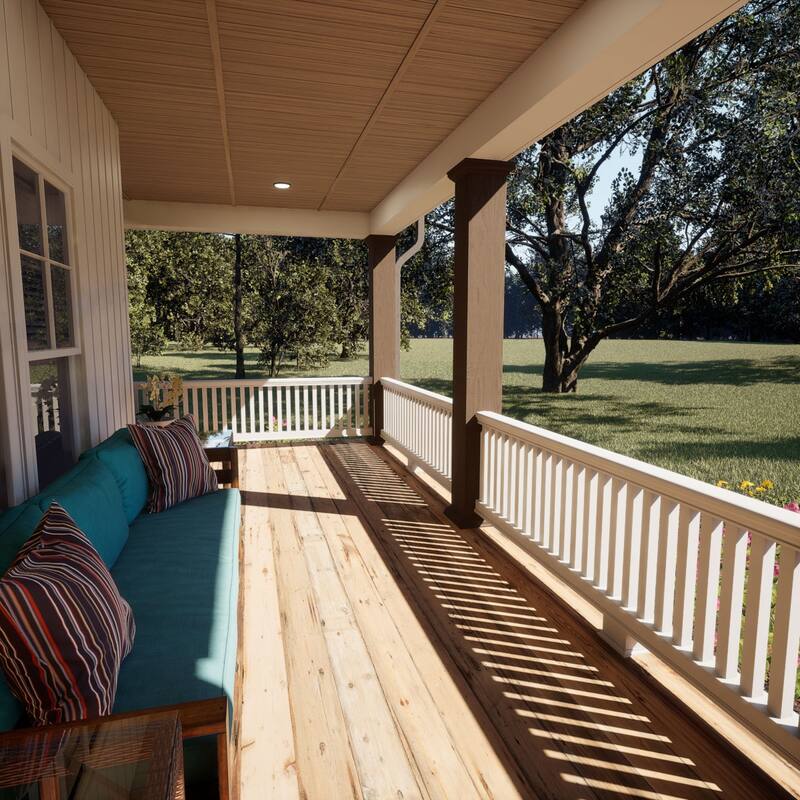 Endurathane 500 Series Square Baluster, Factory Primed Polyurethane